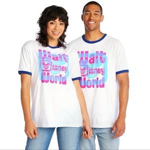 Official Disney World T-Shirt Optical Effect Graphic NWT